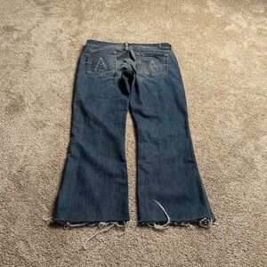 7 FOR ALL MANKIND "A POCKET" DENIM CAPRIS
